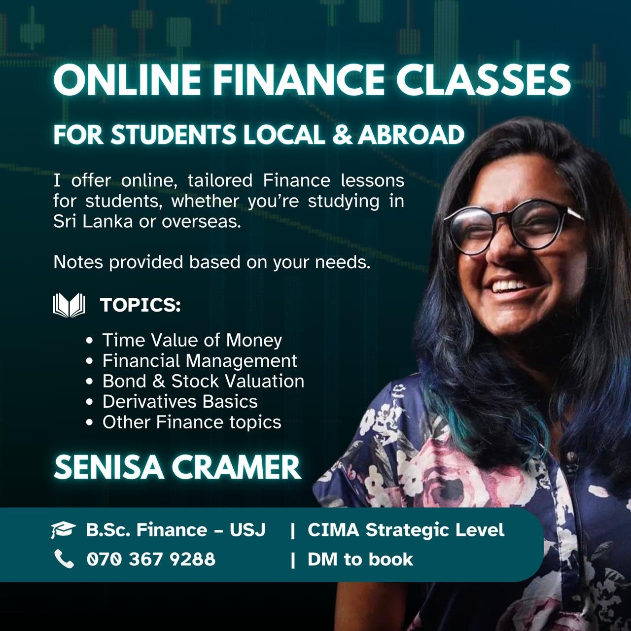 Online Finance Classes – Local & Abroad Banner